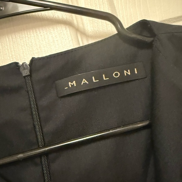 Malloni Black Casual Pleated dress - Picture 2 of 5